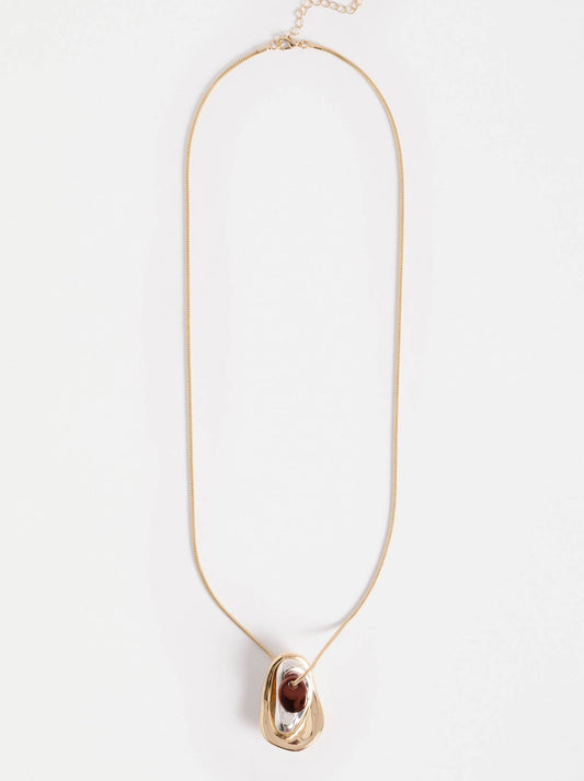 Elk Atur Pendant Necklace (Dusk Blue)