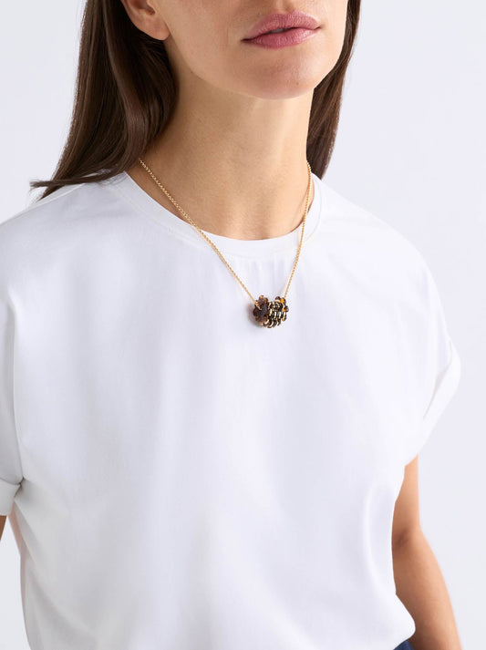 Elk Flakkrin Necklace (Tortoiseshell Speck)
