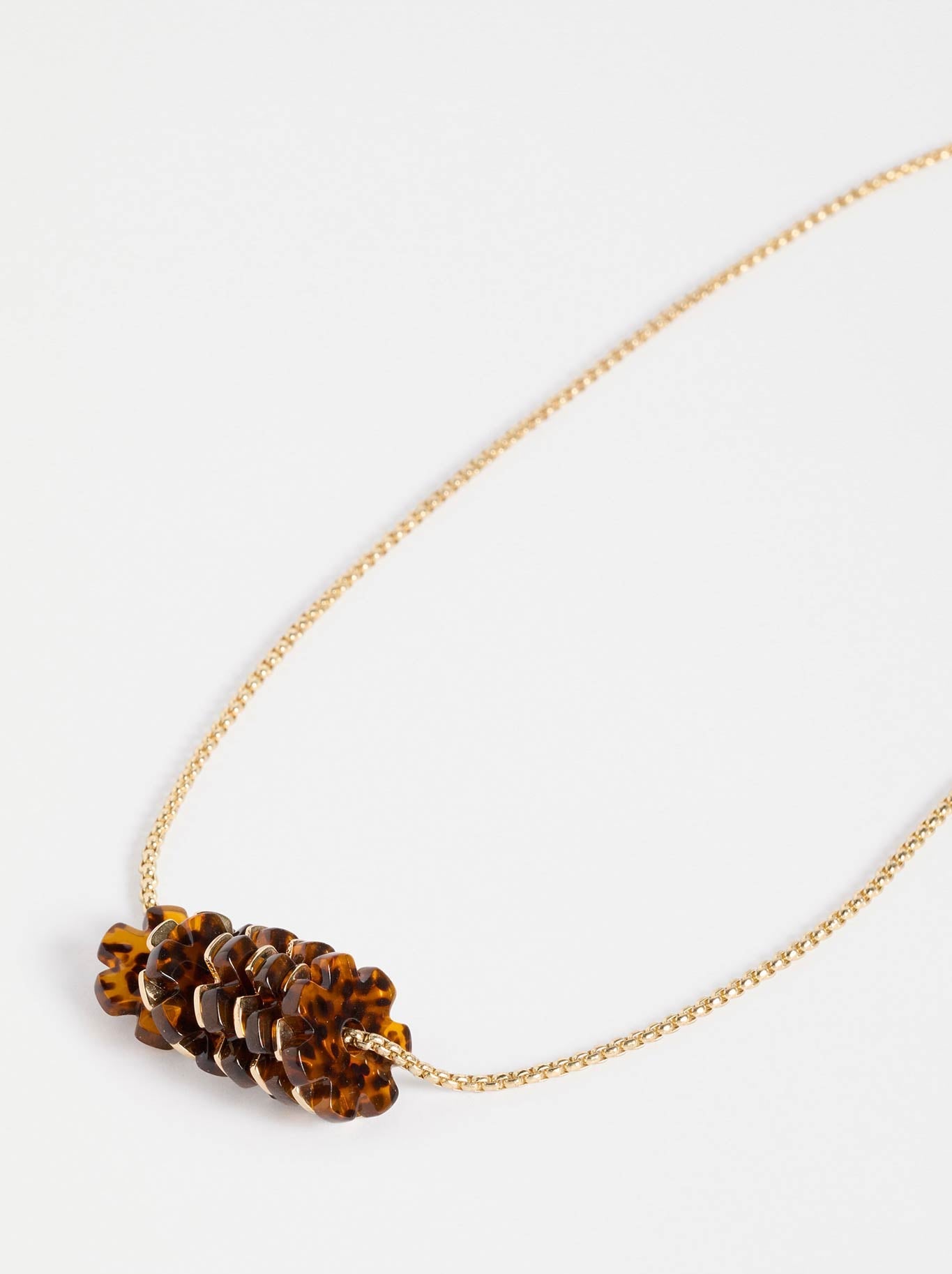 Elk Flakkrin Necklace (Tortoiseshell Speck)