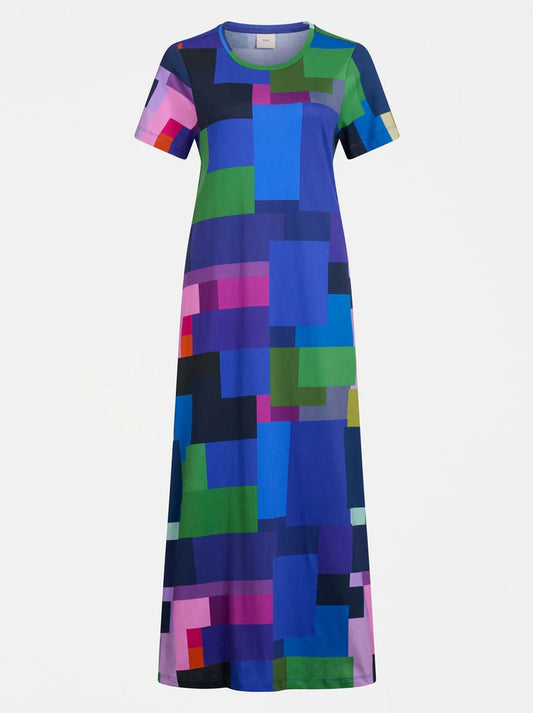ELK SIGEL T-SHIRT DRESS (Lucent Print)