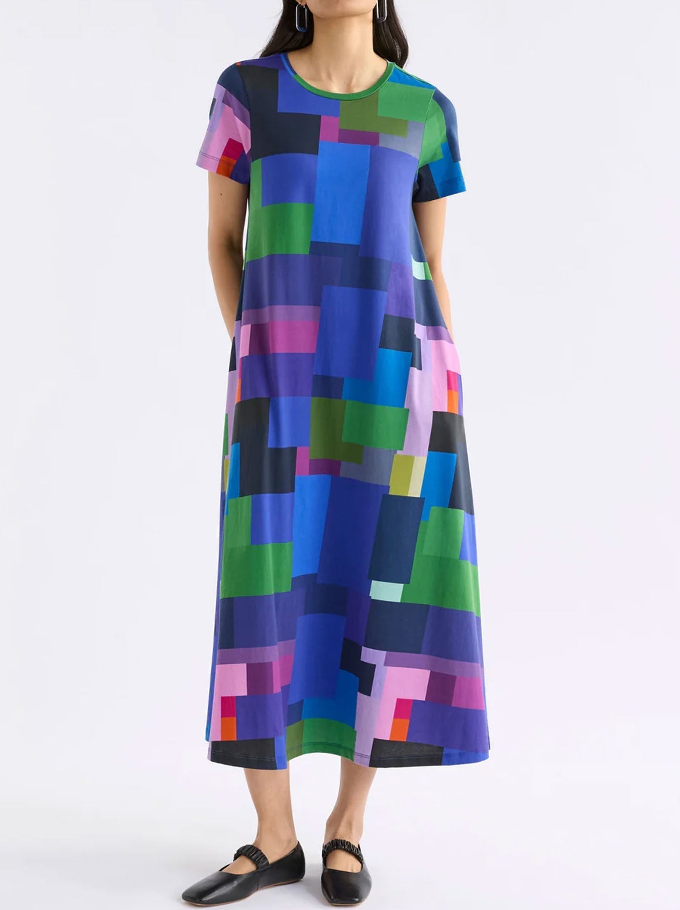ELK SIGEL T-SHIRT DRESS (Lucent Print)