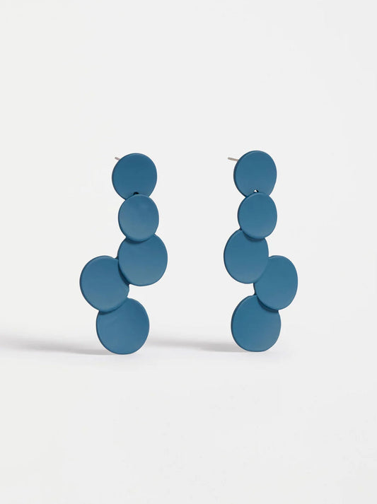 Image of Earrings. Product name - ELK TALLKE DROP EARRING in Mulberry colour by brand - Elk