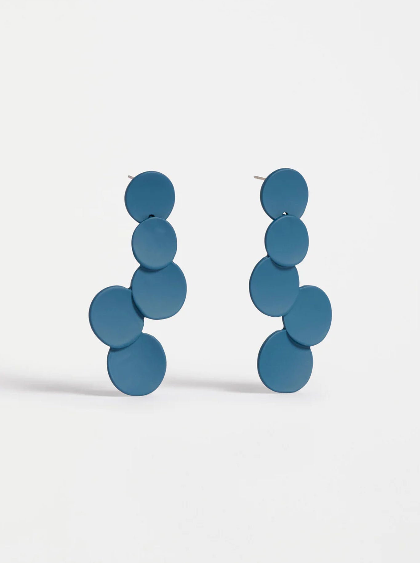 Image of Earrings. Product name - ELK TALLKE DROP EARRING in Mulberry colour by brand - Elk