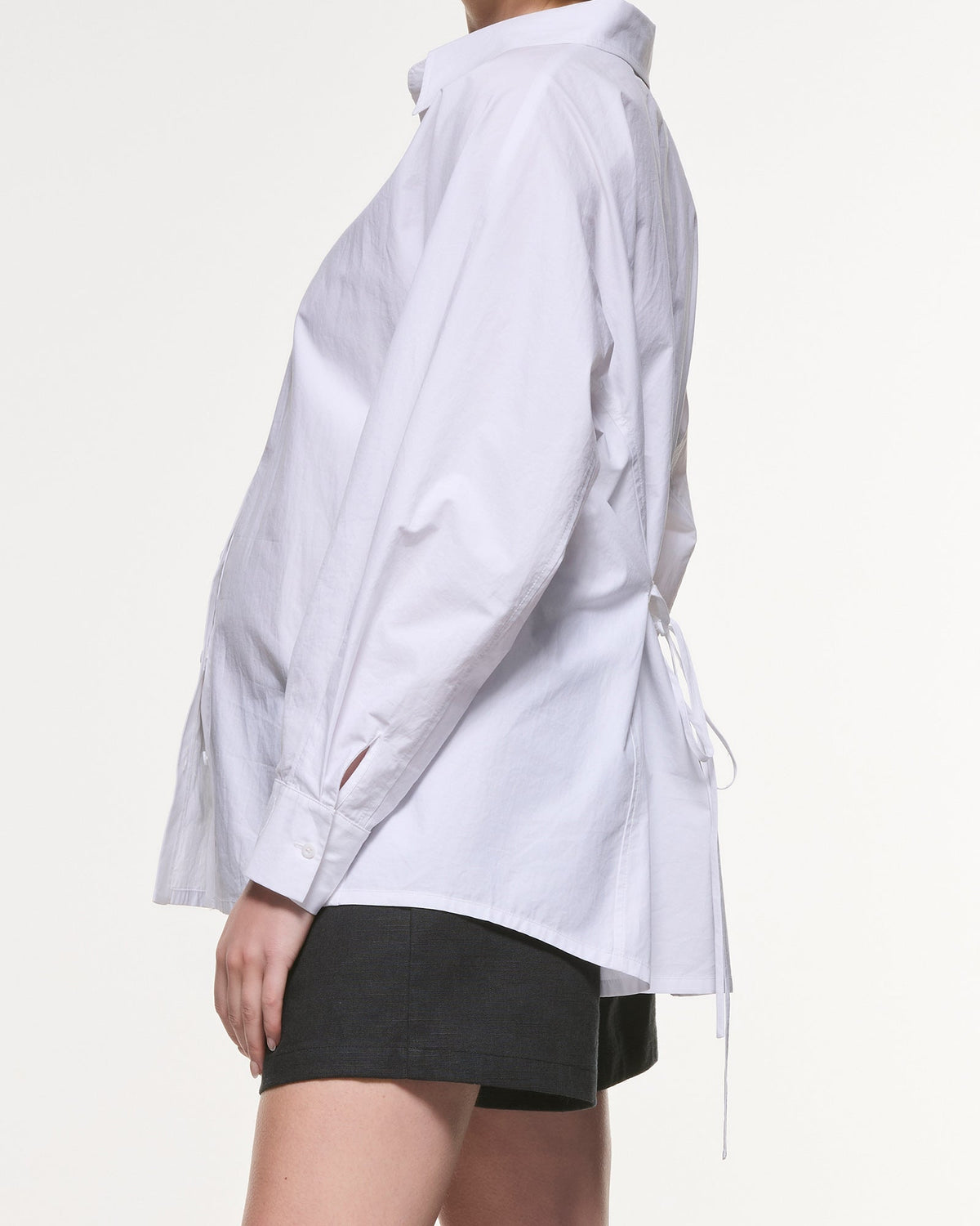 Soon Maternity Ella Back Tie Cotton Shirt
