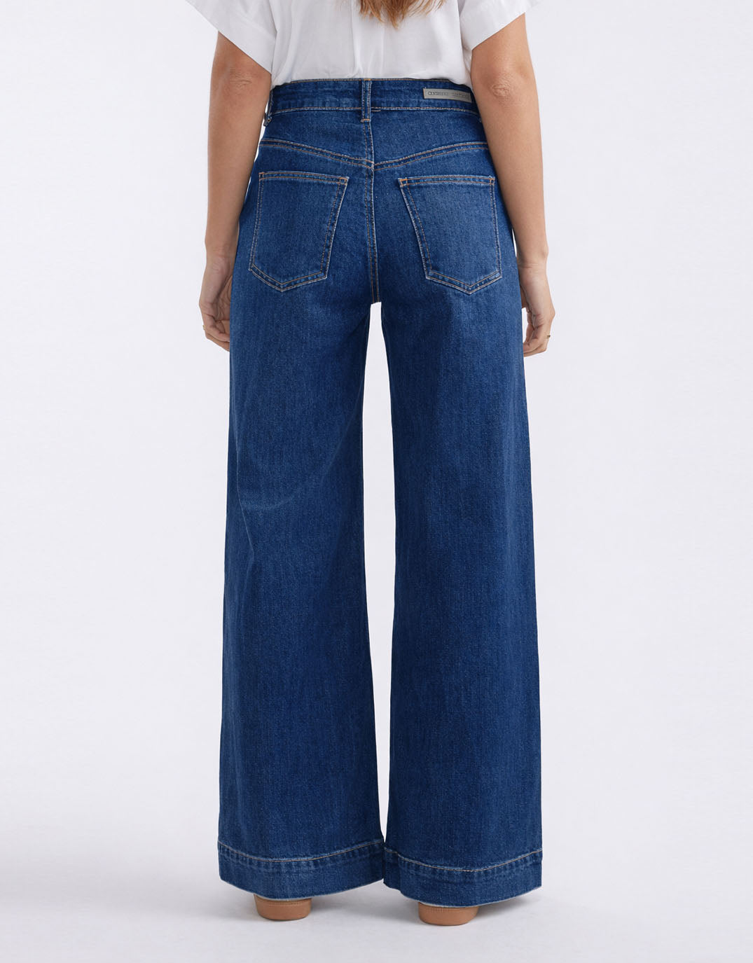 Country Denim Ellery Stretch Straight Leg Jeans (Dark Wash)