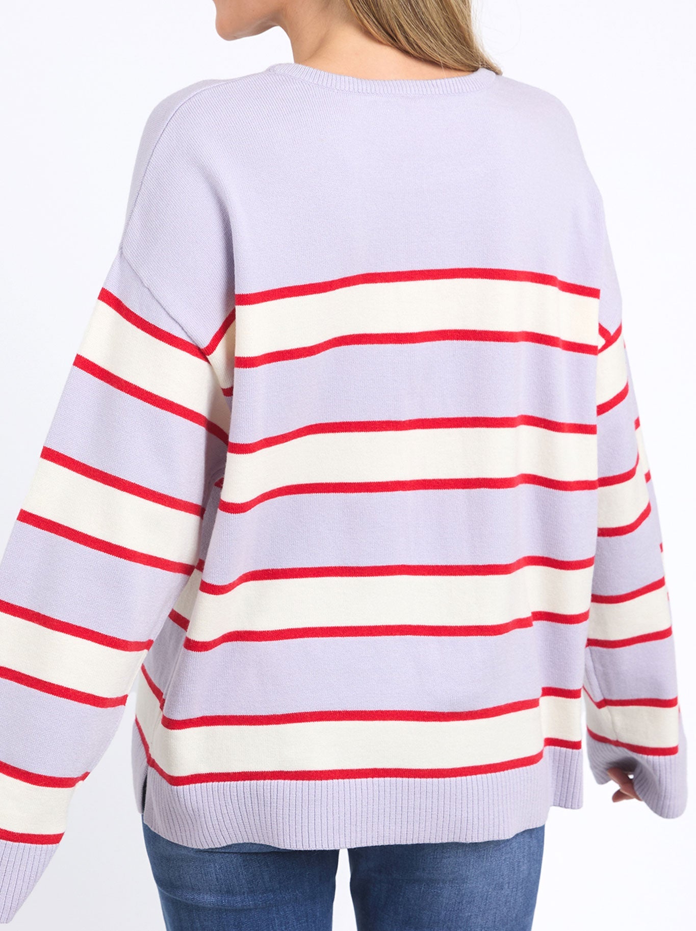 Elm Joni Stripe Knit (Pale Banana)