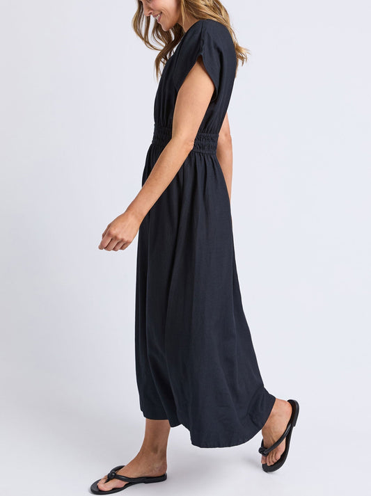 ELM MISTY DRESS (Navy A)