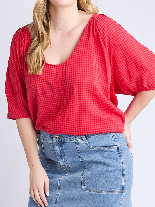 Elm Grove Top (Poppy)