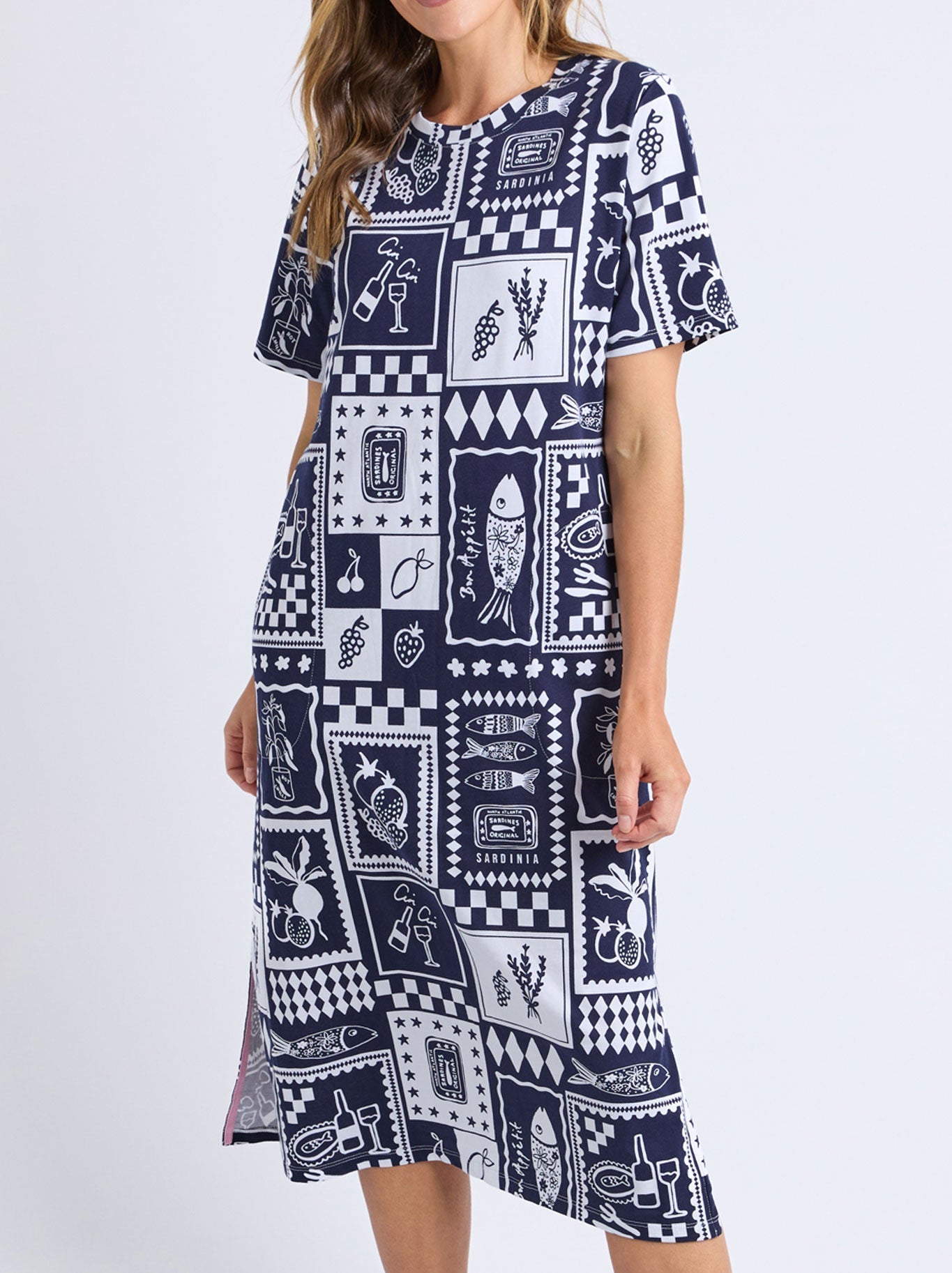 Image of Dresses. Productname: ELM CHIN CHIN DRESS in Print colour by brand - Elm