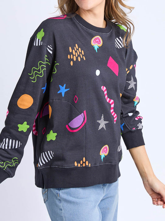 ELM DEB MCNAUGHTON LIQUORICE GALAXY CREW (Midnight)