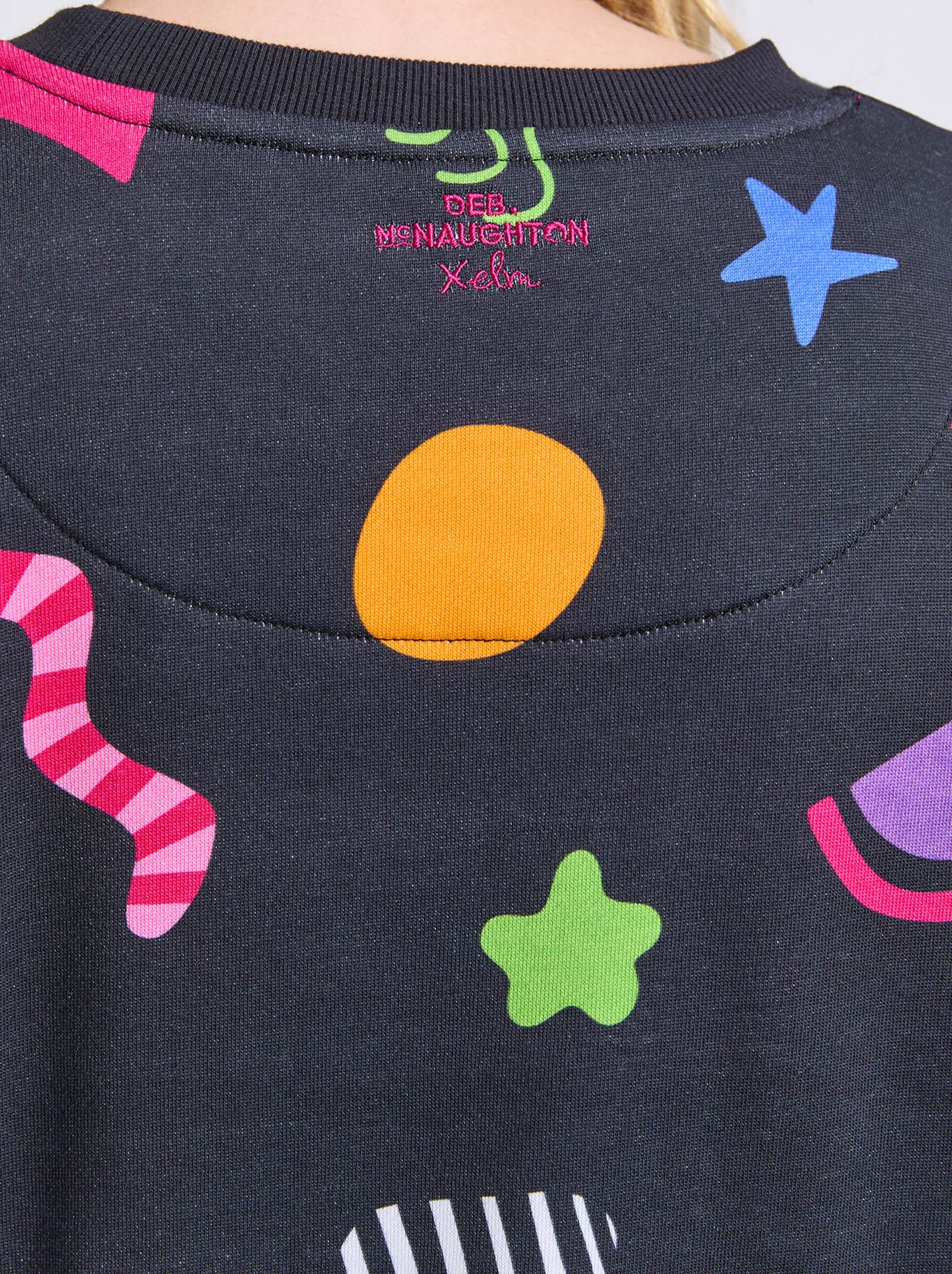 ELM DEB MCNAUGHTON LIQUORICE GALAXY CREW (Midnight)