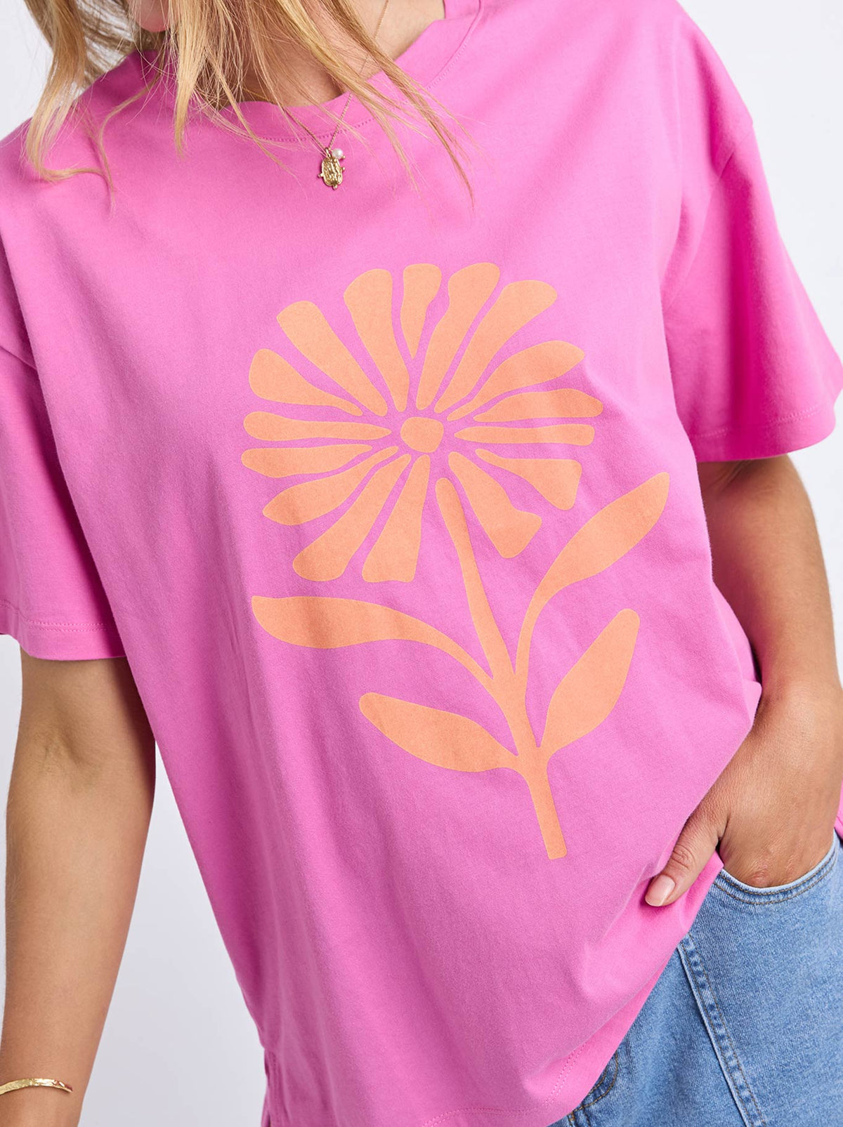Elm Pinwheel Tee (Magenta)
