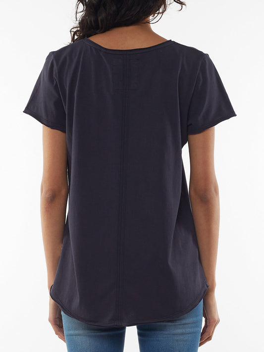 ELM FUNDAMENTAL V TEE (Navy)