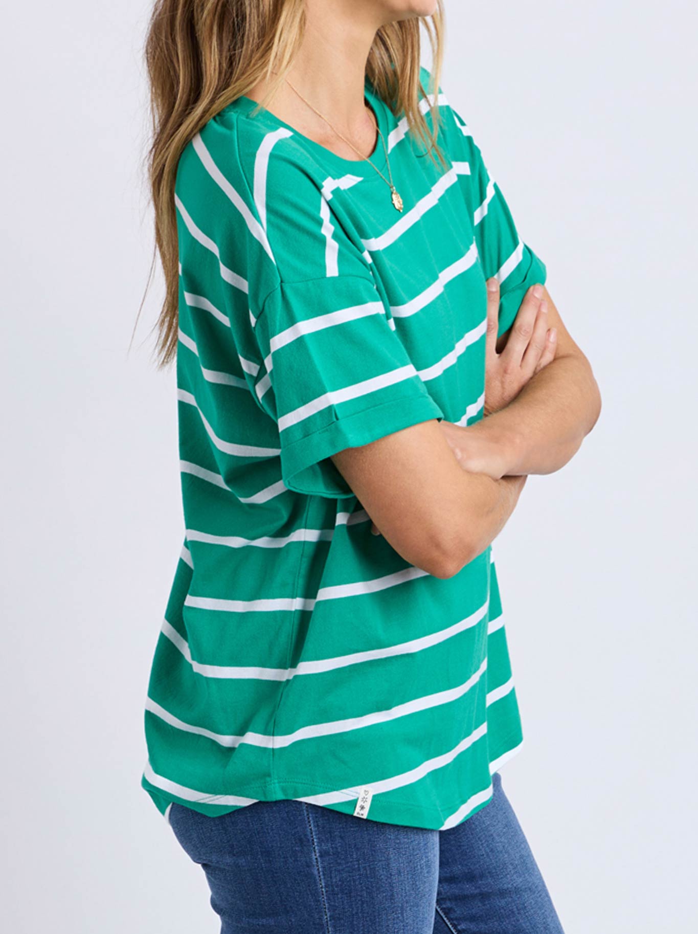 ELM HALLI SHORT SLEEVE TEE (Virdis Green)