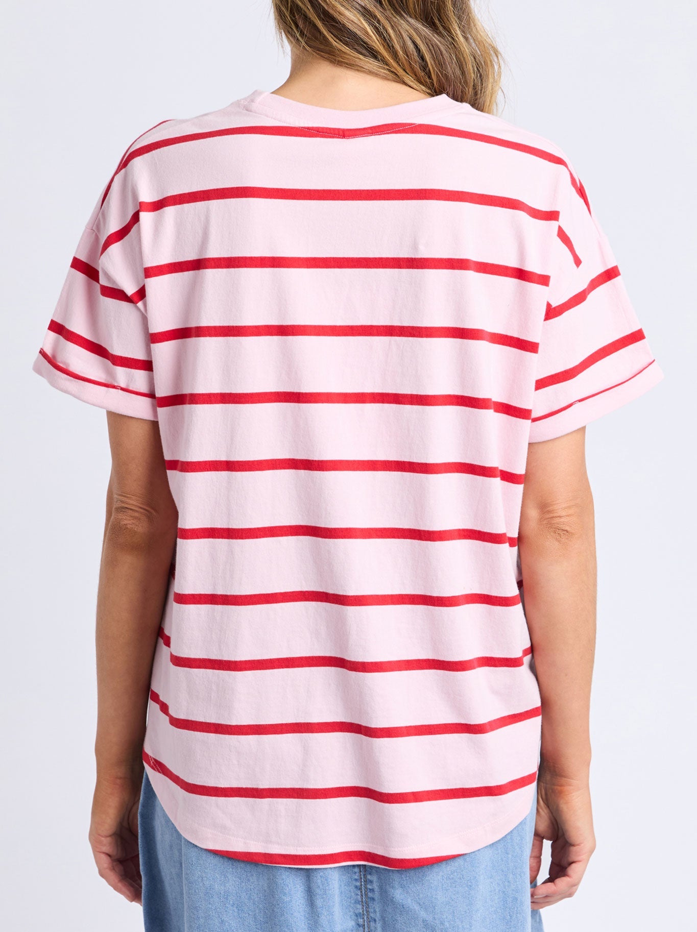 Elm Halli Short Sleeve Tee (White/Springgreen)