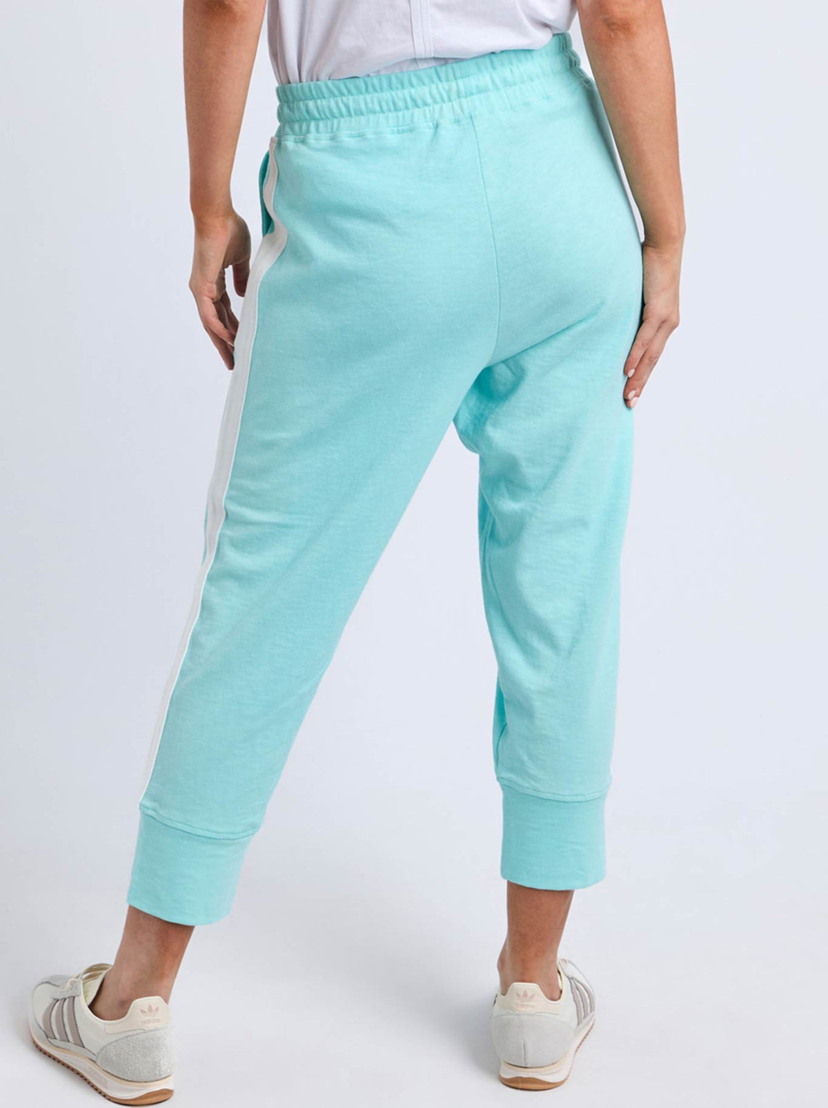 Elm Brunch Pant With Side Tape (Tonic Blue/White)