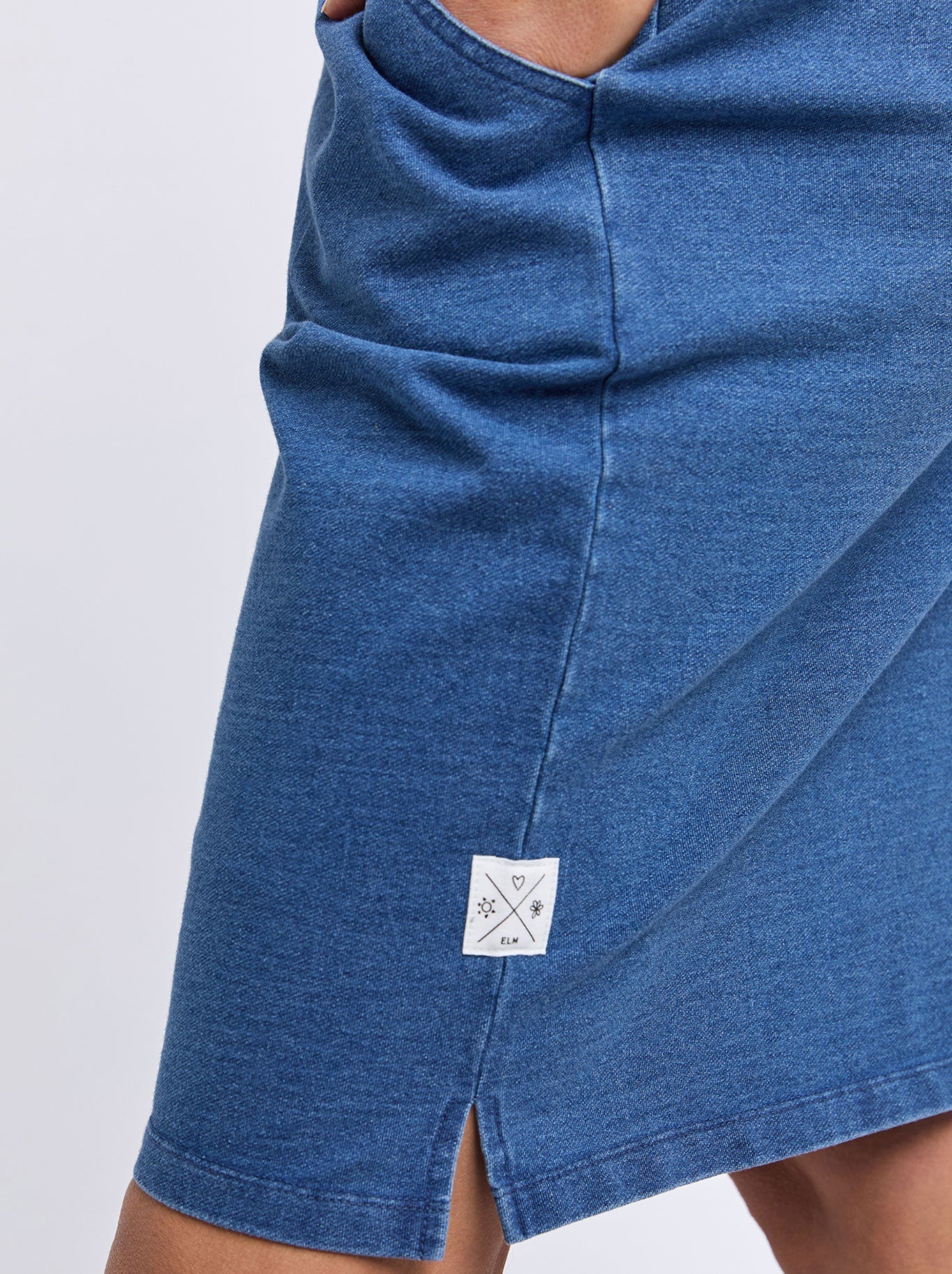 Elm Rickity Skirt (Blue Denim)
