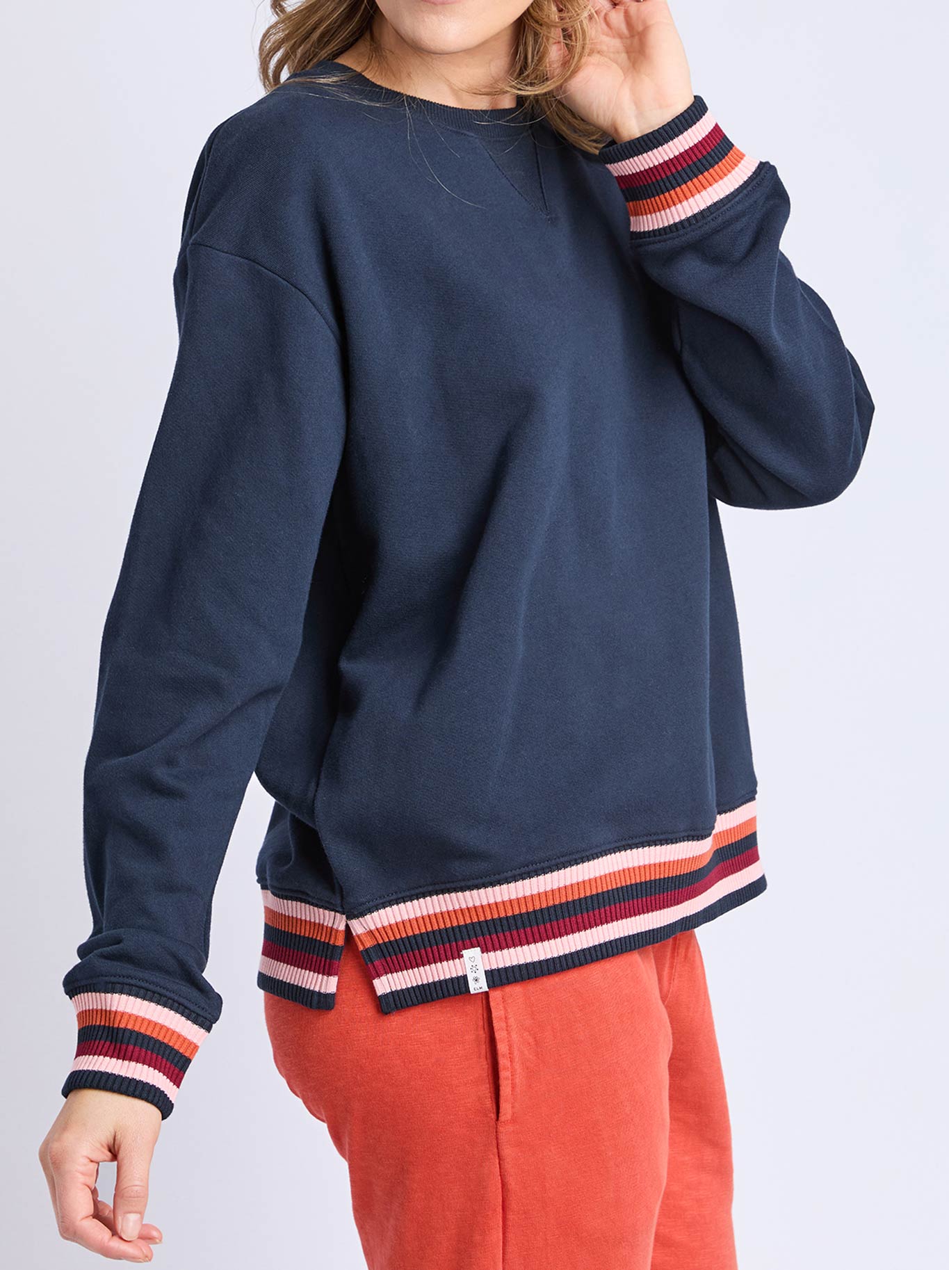 ELM LILI FLEECE CREW (Navy)