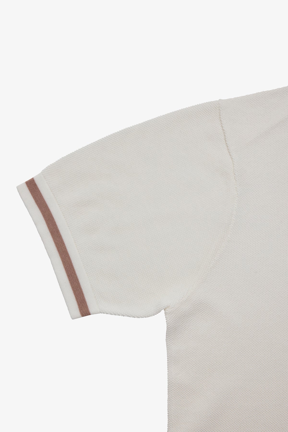 Anthony Squires Knitted crew neck tee supima cotton (White)