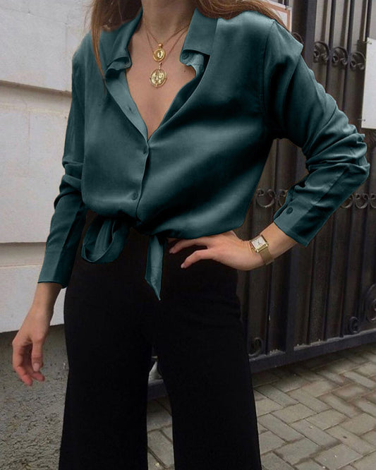 Image of Shirts. Productname: The Fable Deep Moss Green in Green colour by brand - The Fable