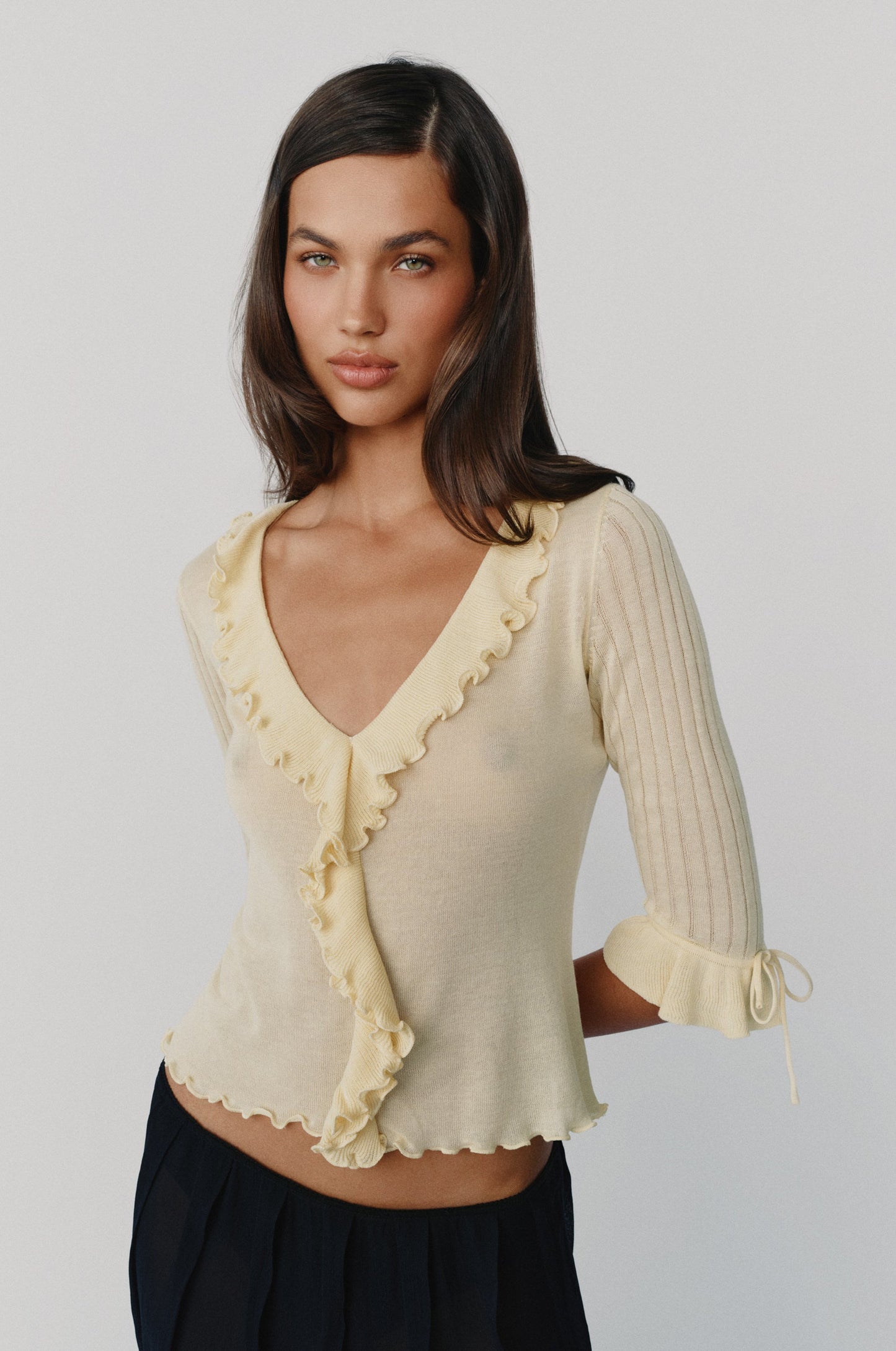 Emily Top (Pale Yellow)
