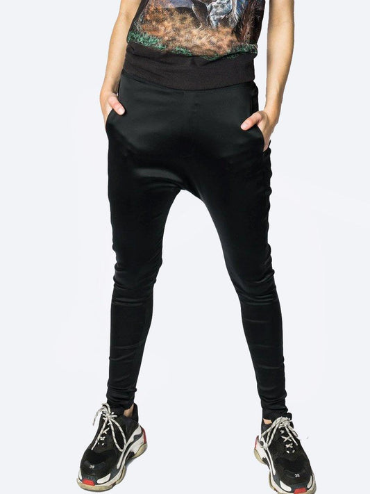 Image of a model wearing Pants. Productname: EMPIRE ROSE LUXE TRAINER in Black colour by brand - Empire Rose