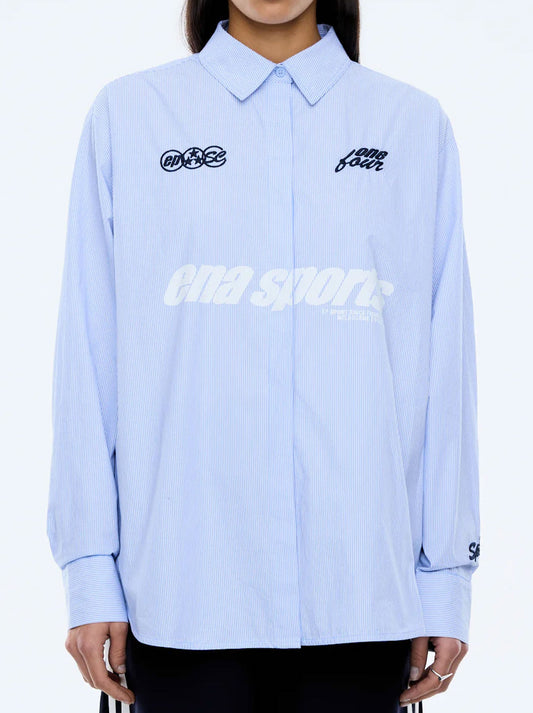 Image of Shirts. Productname: ENA PELLY ENA SPORTS SHIRT in Powder Blue colour by brand - Ena Pelly