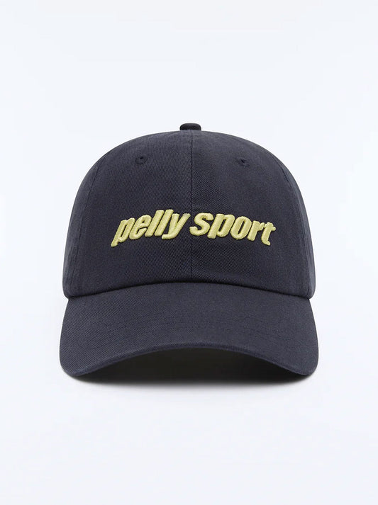 Image of Hats. Productname: ENA PELLY EP WASHED NAVY CAP in Navy colour by brand - Ena Pelly