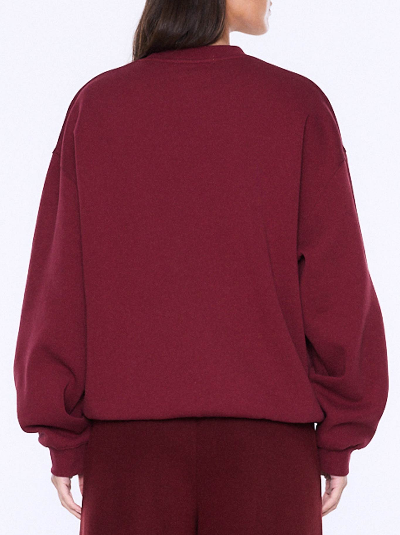 ENA PELLY MILA OVERSIZE SWEAT (Burgundy)