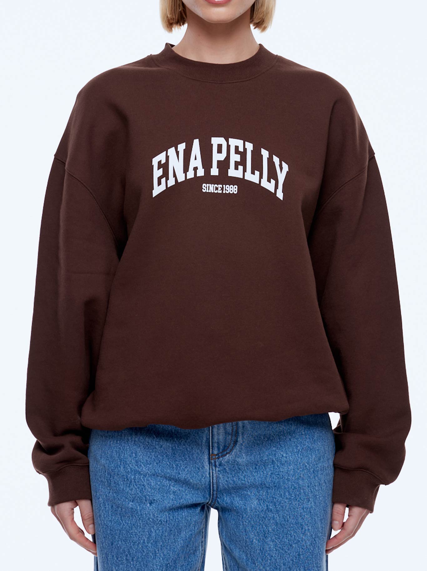 ENA PELLY MILA OVERSIZE SWEAT (Burgundy)