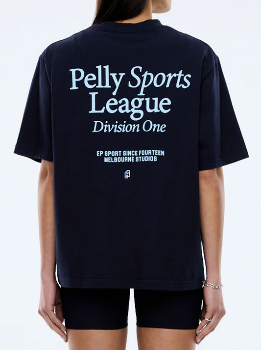 ENA PELLY SPORTS LEAGUE TEE (Navy)