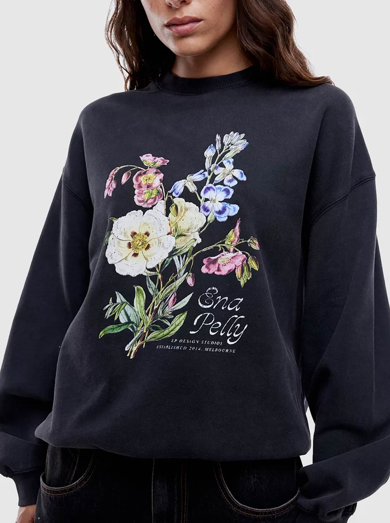 VINTAGE BOUQUET SWEATSHIRT (Vintage Black)