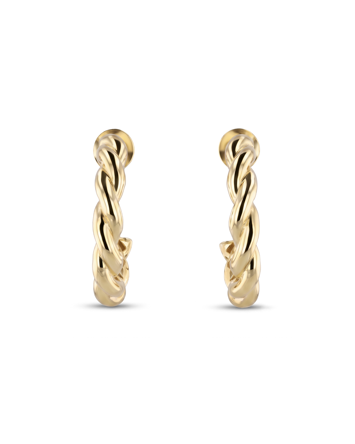 LAVANA Entwine Gold Hoop Earrings