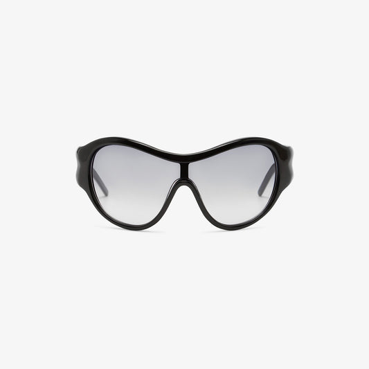Image of Sunglasses. Product name - Uma 98 Sunglasses in Beluga colour by brand - Christopher Esber