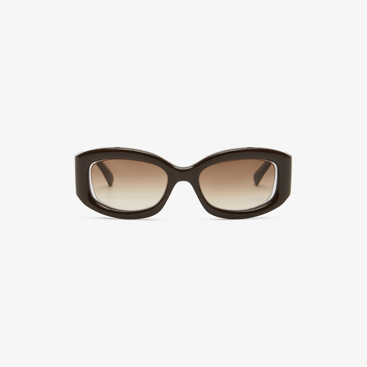Image of Sunglasses. Product name - Davies 99 Sunglasses in Havana colour by brand - Christopher Esber