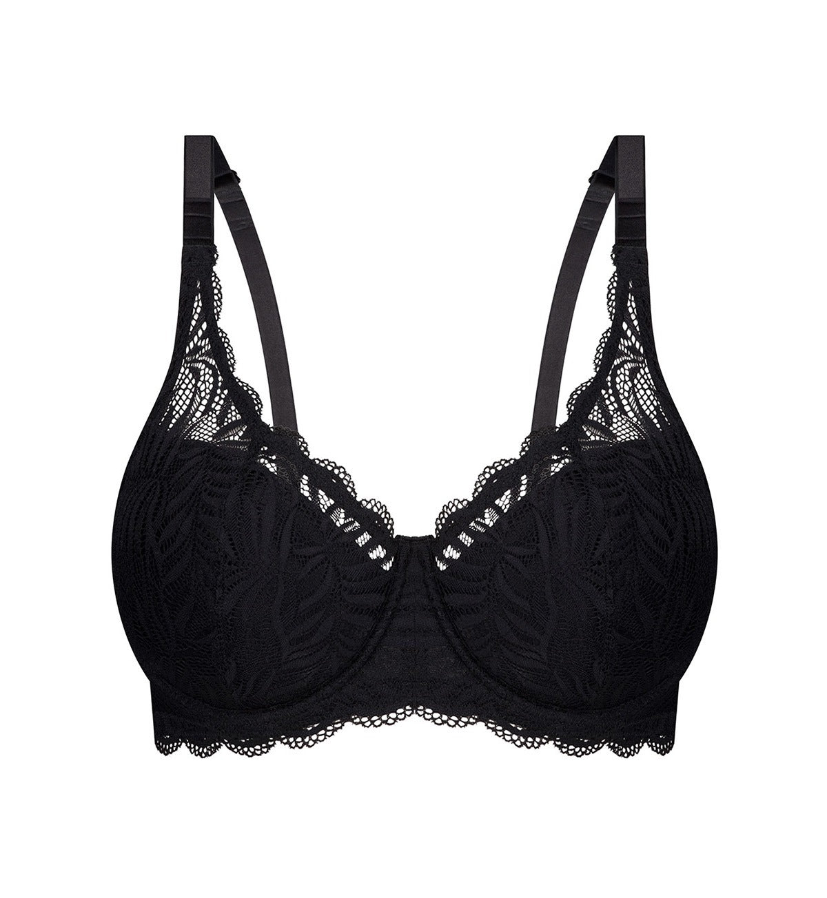 Triumph Essential Lace Balconette Padded Bra (Black)