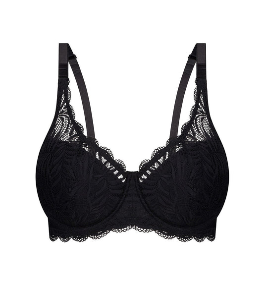 Triumph Essential Lace Balconette Padded Bra (Black)