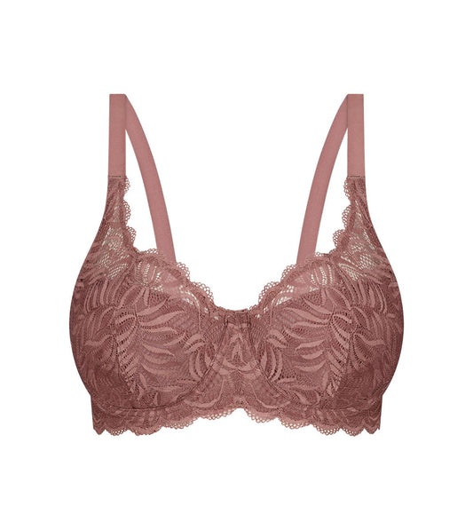 Triumph Essential Lace Balconette Padded Bra (Cacao)
