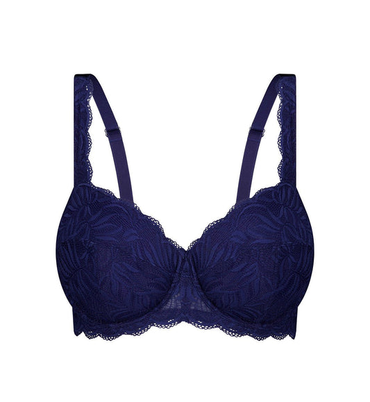 Triumph Essential Lace Balconette Bra (Navy Blue)