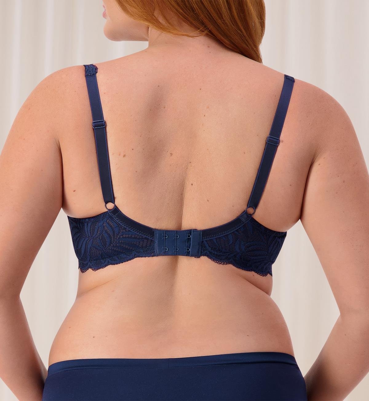 Triumph Essential Lace Balconette Bra (Navy Blue)