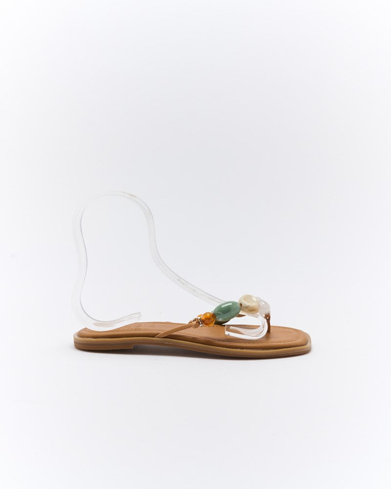 Walnut Melbourne Everest Leather Sandal (Tan)