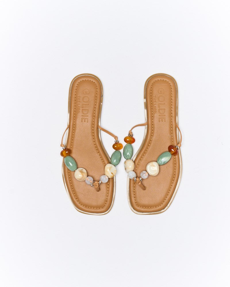 Walnut Melbourne Everest Leather Sandal (Tan)