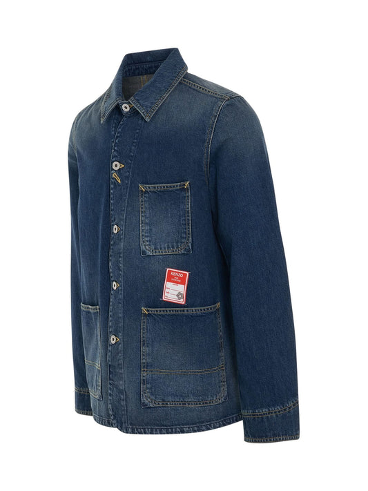 KENZO Workwear Denim Jacket (Blue)