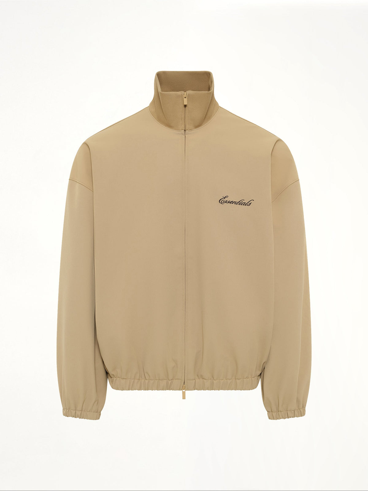 FEAR OF GOD ESSENTIALS Signature Full Zip Track Jacket (Brown)
