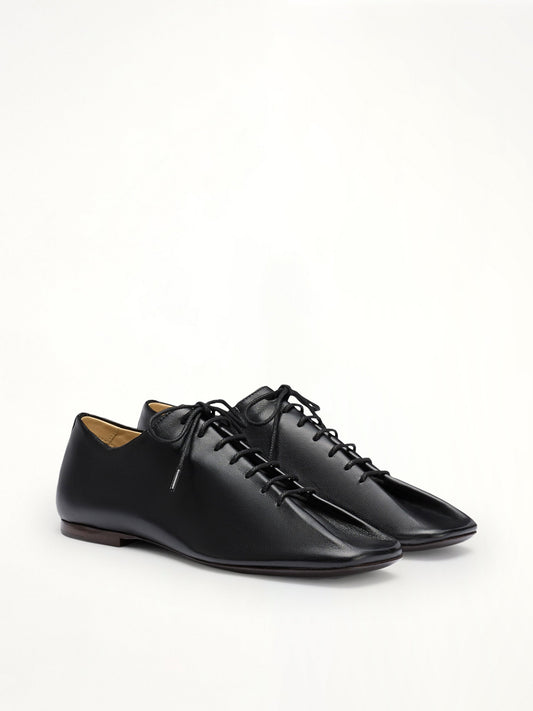 LEMAIRE Souris Flat Classic Derbies (Black)