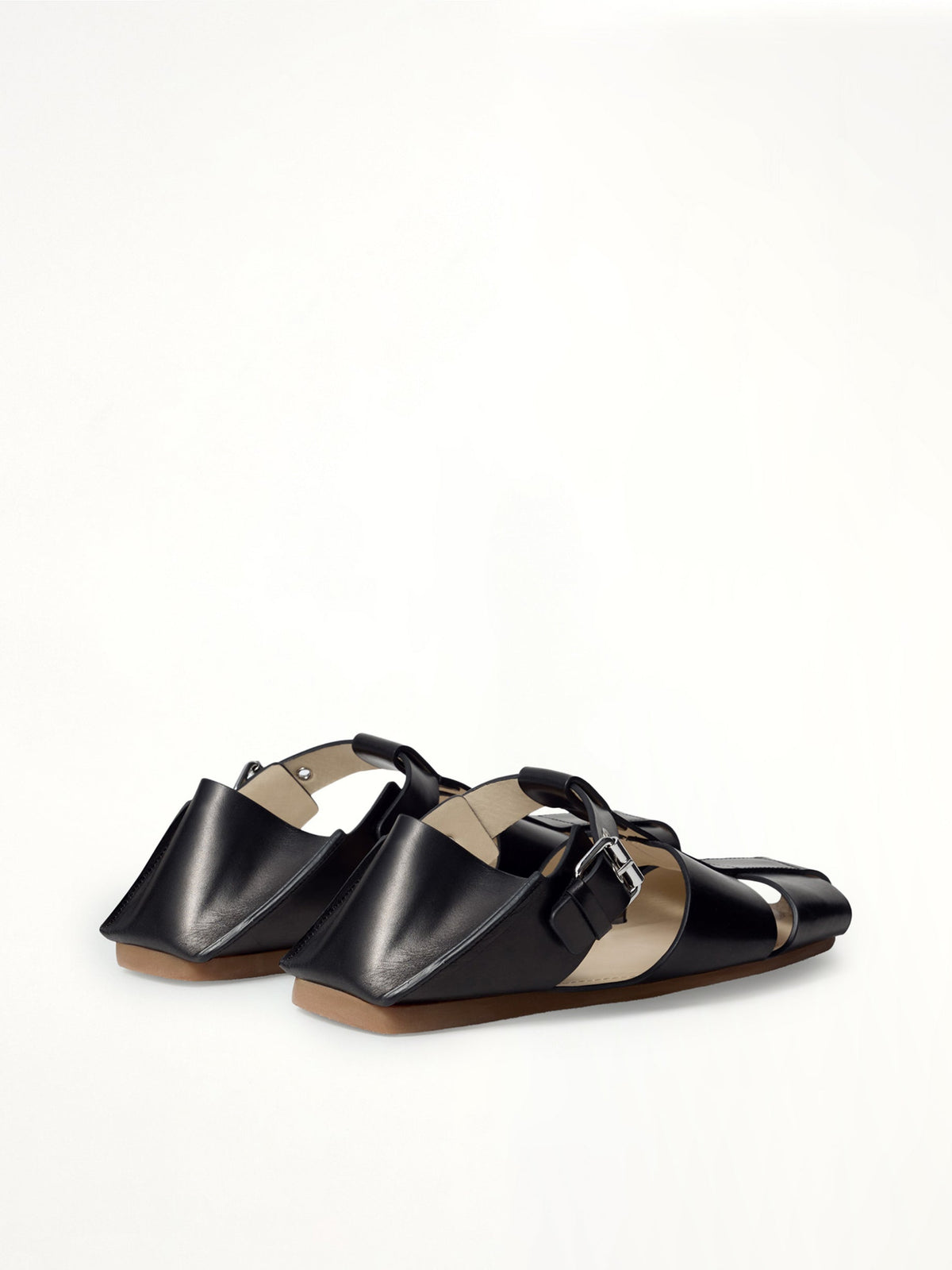 LEMAIRE Fisherman Slip On Sandals (Black)