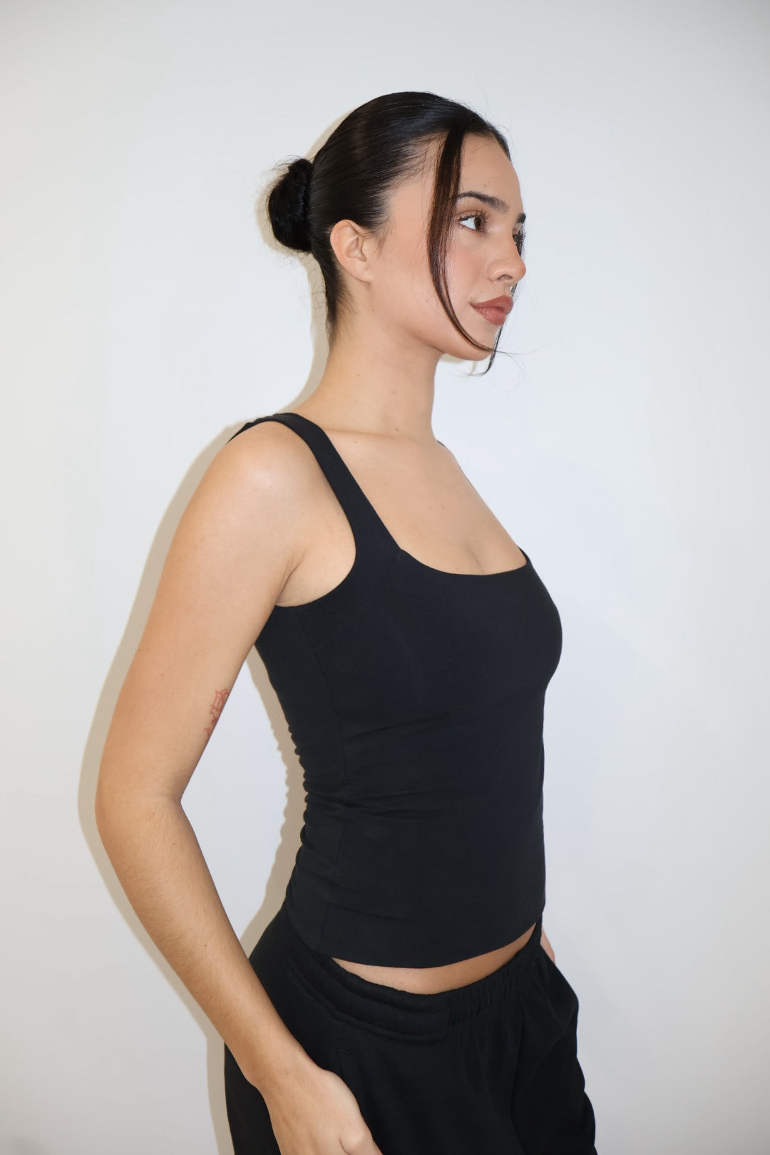 COTTON TANK - BLACK