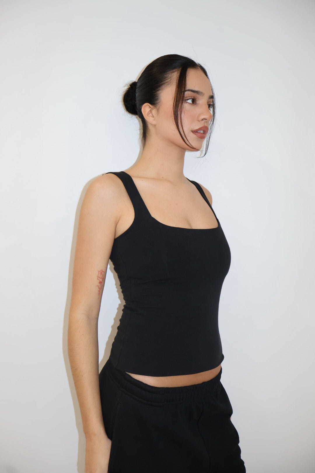 COTTON TANK - BLACK