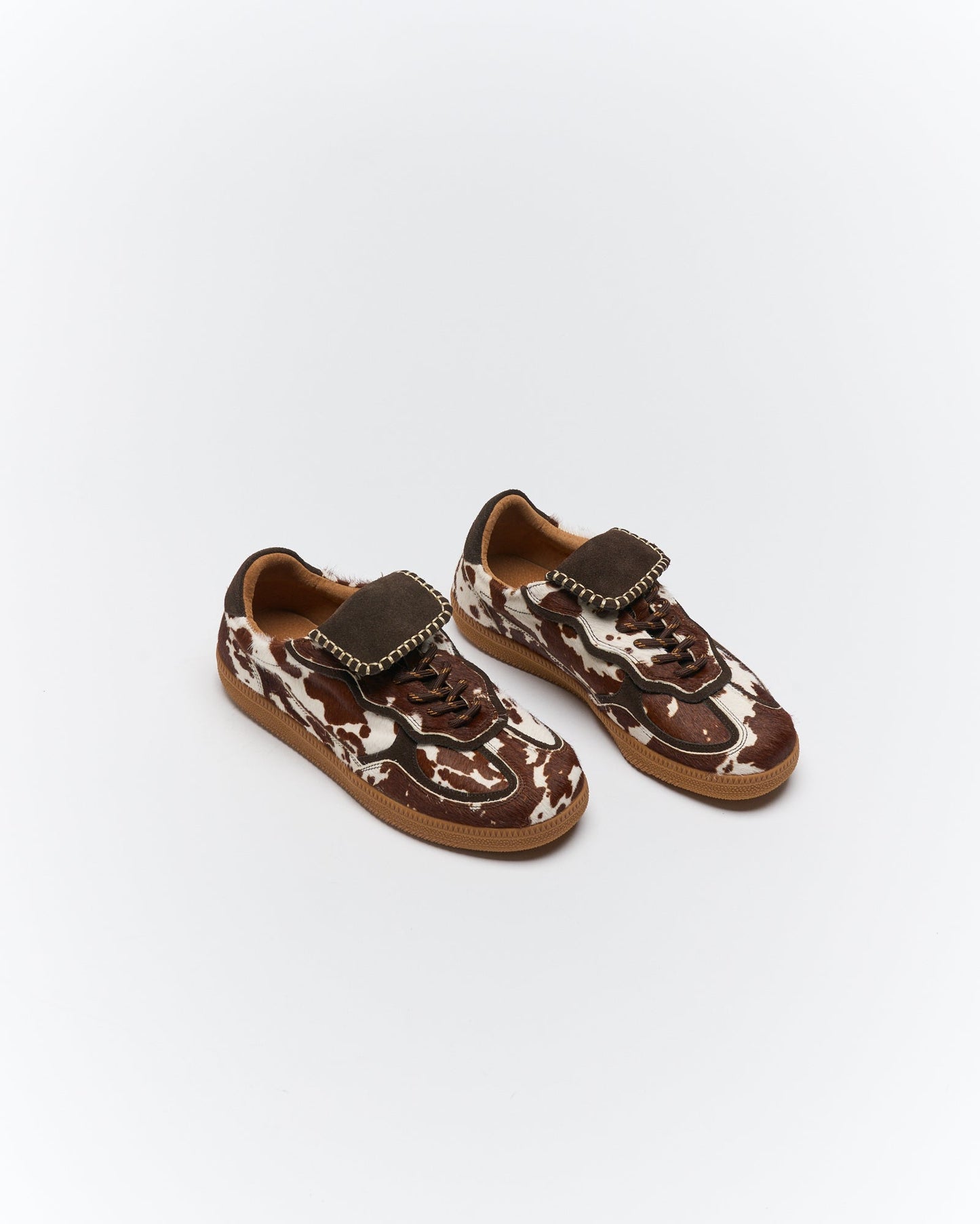Walnut Melbourne Falcon Leather Sneaker (Cow)