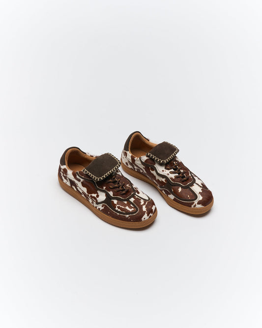 Walnut Melbourne Falcon Leather Sneaker (Cow)